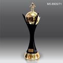 Imagen de M5.8905/71 Trofeo de fútbol confeccionado con balón y base de 
metal dorado